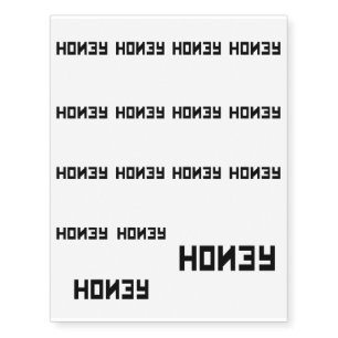 KOREAN HONEY TEMPORARY TATTOOS