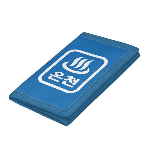 Korean Hot Spring 온천 Oncheon  Hangul Language Trifold Wallet
