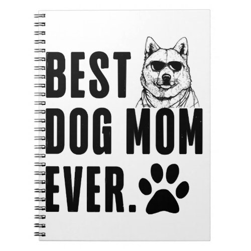 Korean Jindo Mommy Mom Best Dog Mom Ever Wo Notebook