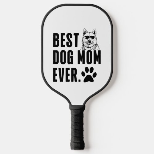 Korean Jindo Mommy Mom Best Dog Mom Ever Wo Pickleball Paddle