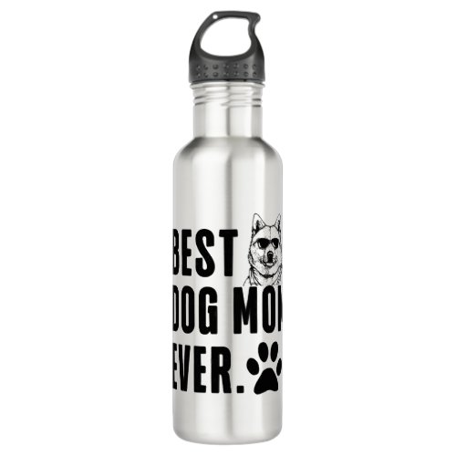 Korean Jindo Mommy Mom Best Dog Mom Ever Wo Stainless Steel Water Bottle