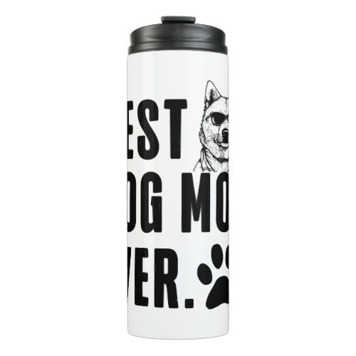 Korean Jindo Mommy Mom Best Dog Mom Ever Wo Thermal Tumbler