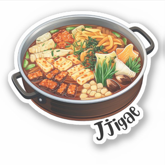 Korean Jjigae Sticker (Front)