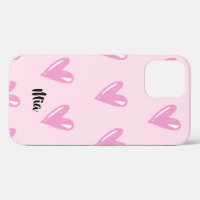 Korean K-pop Black Pink Heart Case-Mate iPhone Case | Zazzle