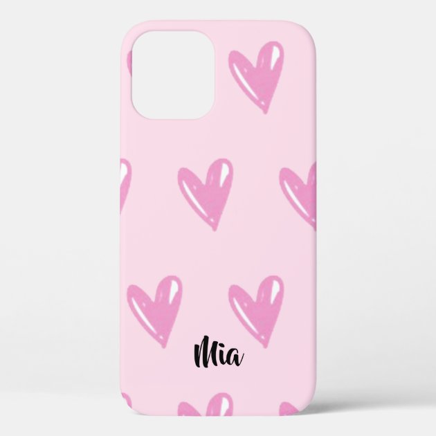 Korean K-pop Black Pink Heart Case-Mate iPhone Case | Zazzle