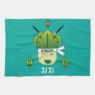 Korean Kimich Healthy Cabbage Food Probiotics Apr Kitchen Towel