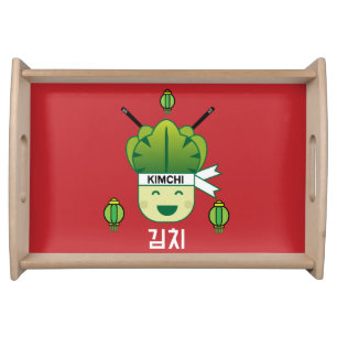 Korean Kimich Healthy Cabbage Food Probiotics  Apr Serving Tray