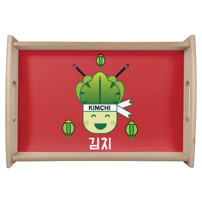 Korean Kimich Healthy Cabbage Food Probiotics  Apr Serving Tray (Front)