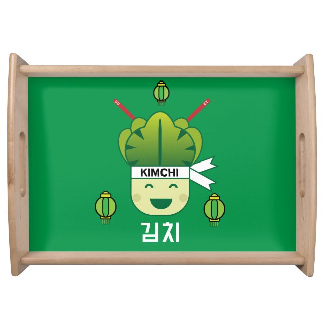 Korean Kimich Healthy Cabbage Food Probiotics  Apr Serving Tray (Front)