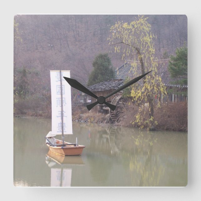 Korean landscape clock (Front)