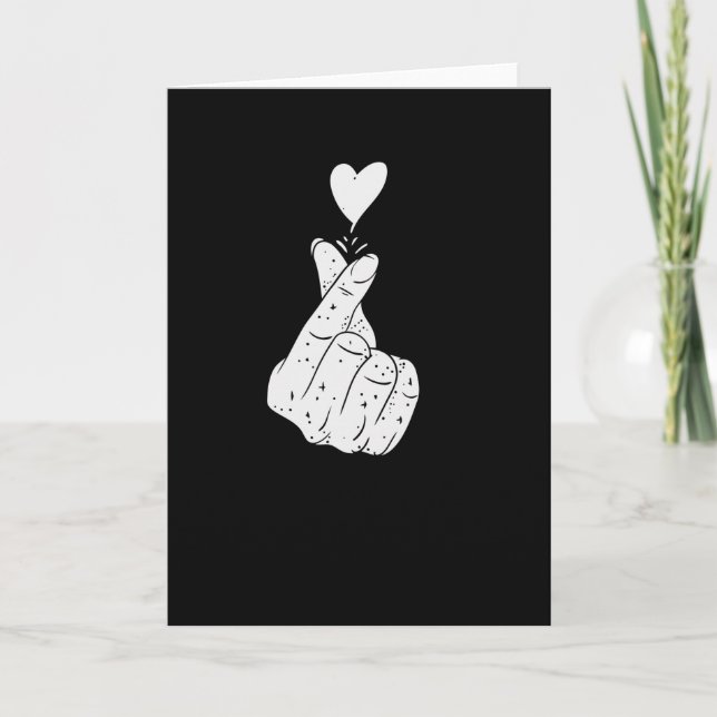 Korean Love Sign Card (Front)