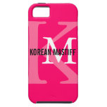 Korean Mastiff Monogram iPhone SE/5/5s Case