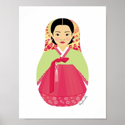 Korean Matryoshka Poster