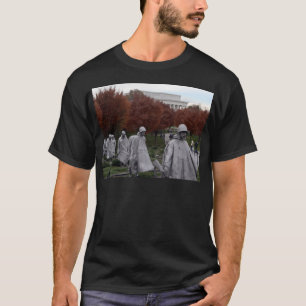 Korean Memorial and Lincoln Memorial Fall T-Shirt