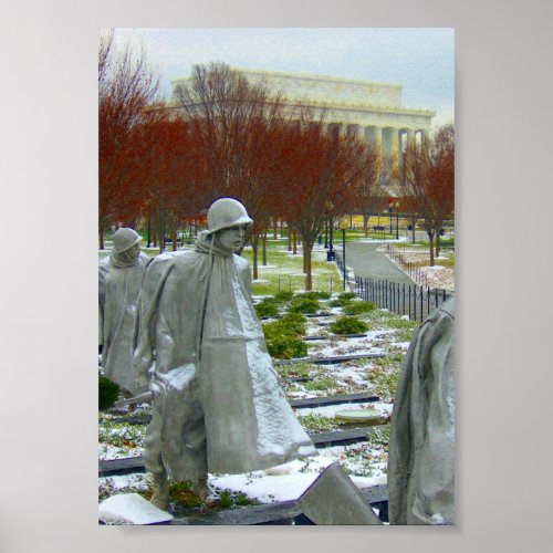 korean memorial washington poster
