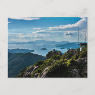 Korean Mountain View Postcard