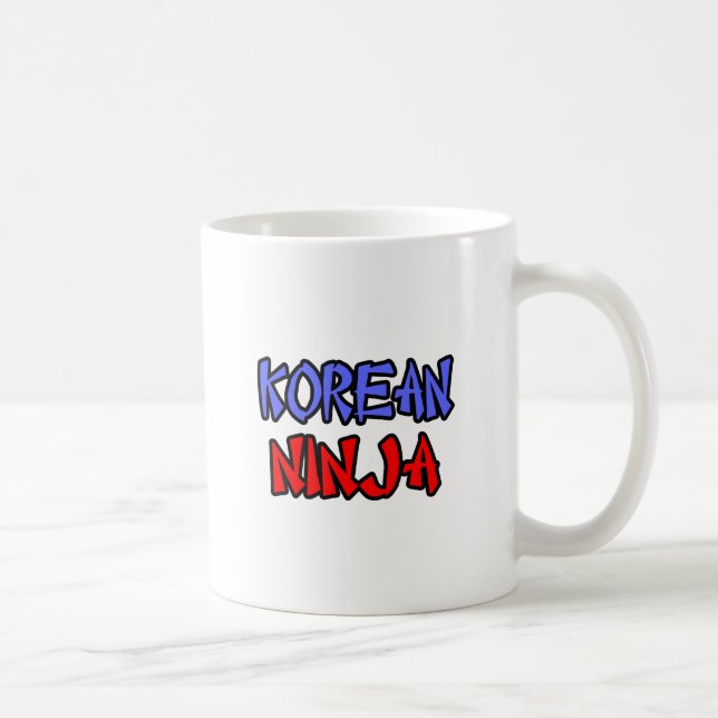 Korean Ninja Coffee Mug (Right)