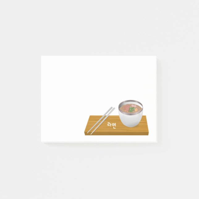 Korean Noodle Post-it Notes (Front)