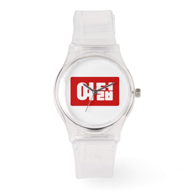 Korean Number 8 Eight 여덟 【Yeodeol】 Hangul Watch (Front)