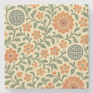 Korean Pattern Coaster Hanok-Inspired Gift