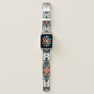 Korean-patterned Apple Watch band