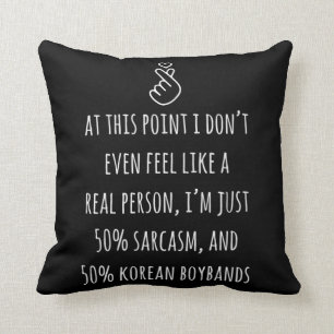 Korean Pop Clothes Kpop K pop Korean Drama Design Throw Pillow