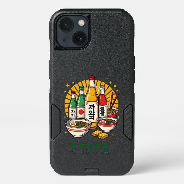 Korean Pop Culture Chest Print Printed Backpack Po Otterbox iPhone Case (Back)