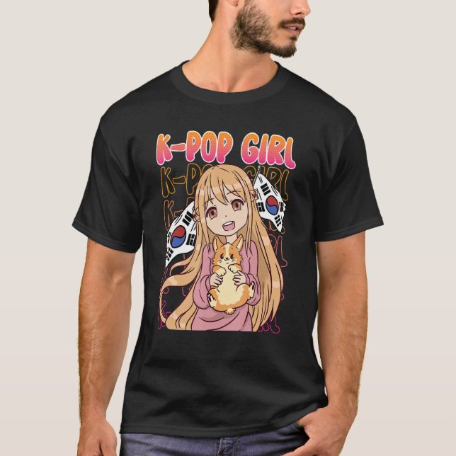 Korean Pop For A K Pop Fashion Fan T-Shirt (Front)