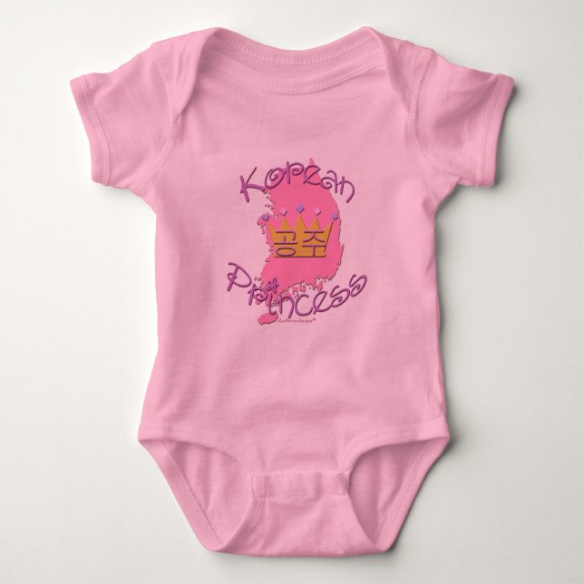 Korean Princess Baby Bodysuit (Front)