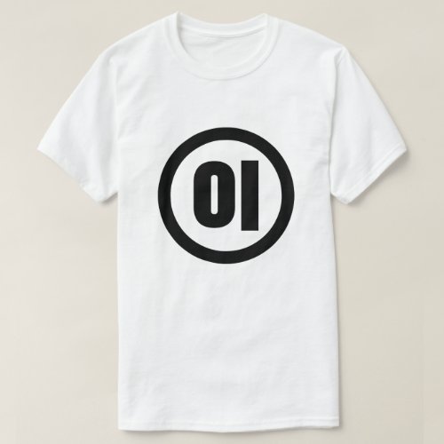 Korean Sino Number 2 Two 이 I Hangul T_Shirt