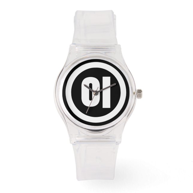 Korean Sino Number 2 Two 이 【I】 Hangul Watch (Front)