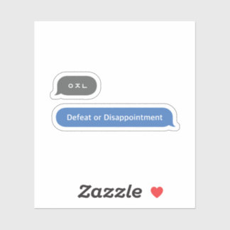 Korean Slang Chat Bubble ㅇㅈㄴ Sticker