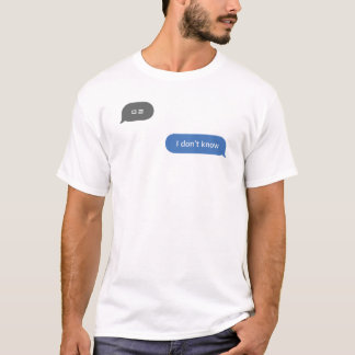 Korean Slang Chat Bubble I don’t Know ㅁㄹ T-Shirt