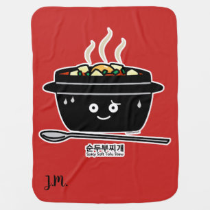 Korean Spicy soft Tofu Stew soup Sundubu jjigae ho Baby Blanket