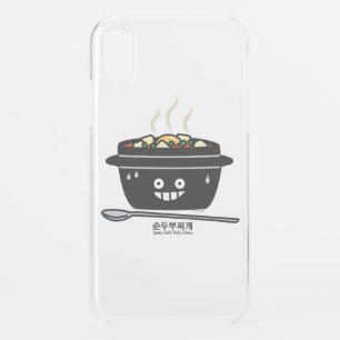 Korean Spicy soft Tofu Stew soup Sundubu jjigae iPhone XR Case