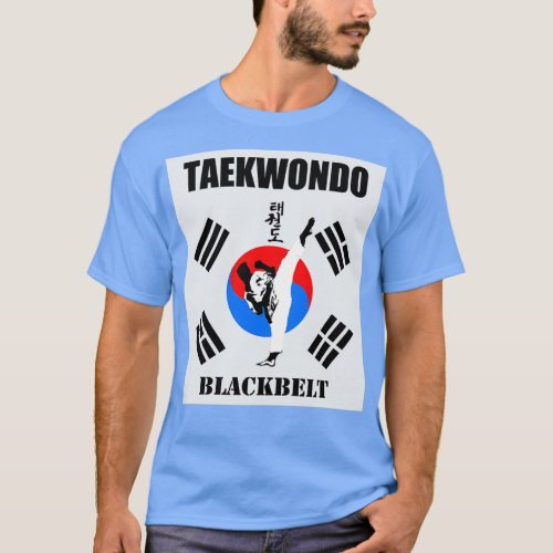 Korean Taekwondo Blackbelt TKD Masters Collection T_Shirt