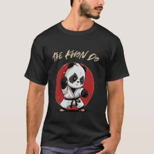 Korean Taekwondo Panda - Funny TKD Korean Martial T-Shirt