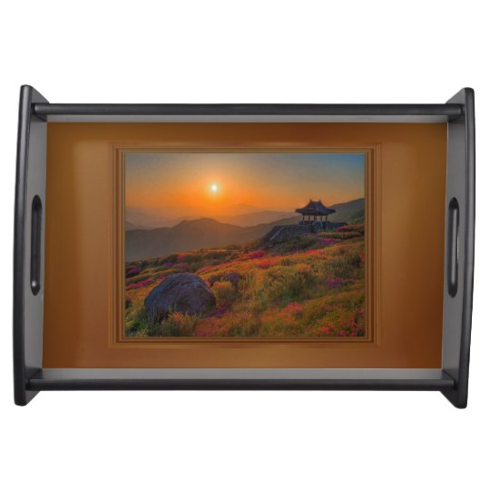 Korean Temple Serving Tray