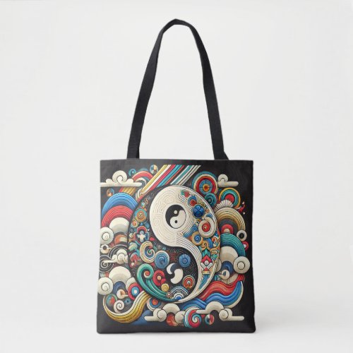 Korean tradition Taegeuk Tote Bag