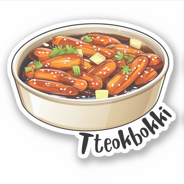 Korean Tteokbokki Sticker (Front)