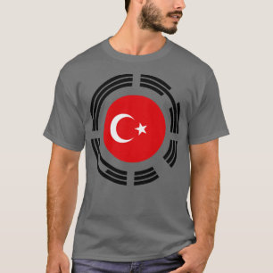 Korean Turkish Multinational Patriot Flag T-Shirt