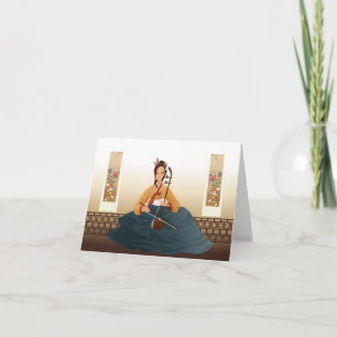 Korean violinist card