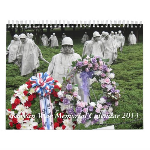 Korean War Memorial Calendar 2013