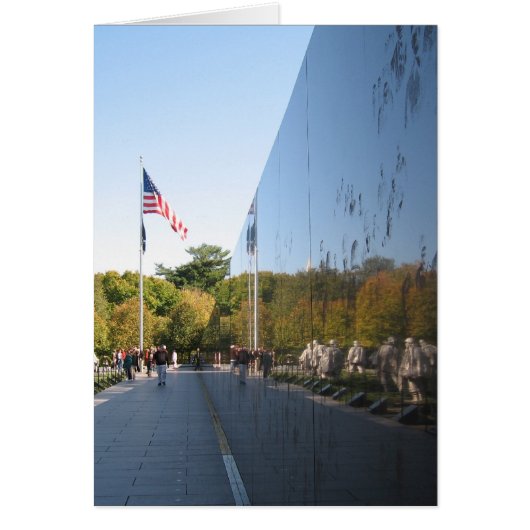 Korean War Memorial veterans Cards (Front)