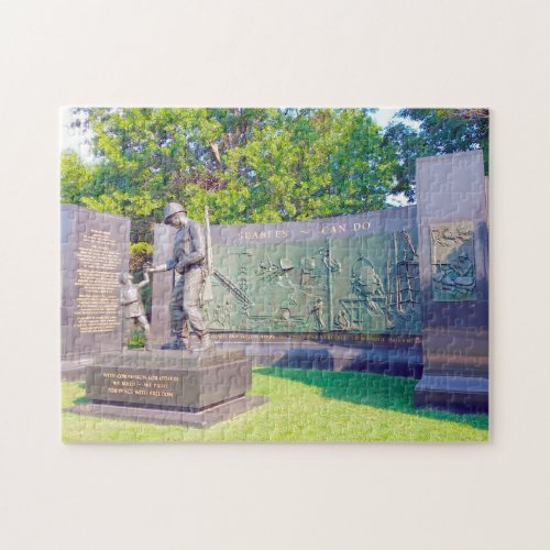 Korean War Memorial Washington Jigsaw Puzzle