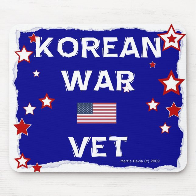 Korean War Vet - In Honor - Mousepad (Front)