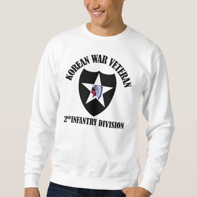 Korean War Veteran - 2nd ID Sweatshirt (Front)