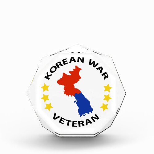Korean War Veteran Acrylic Award