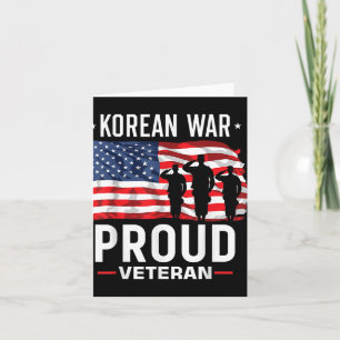 Korean War Veteran  Card