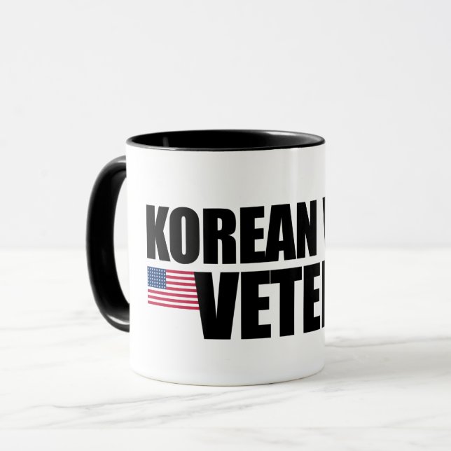 Korean War Veteran Mug (Front Left)